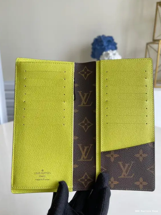 Aaa replica bags LOUIS VUITTON BRAZZA WALLET 0504